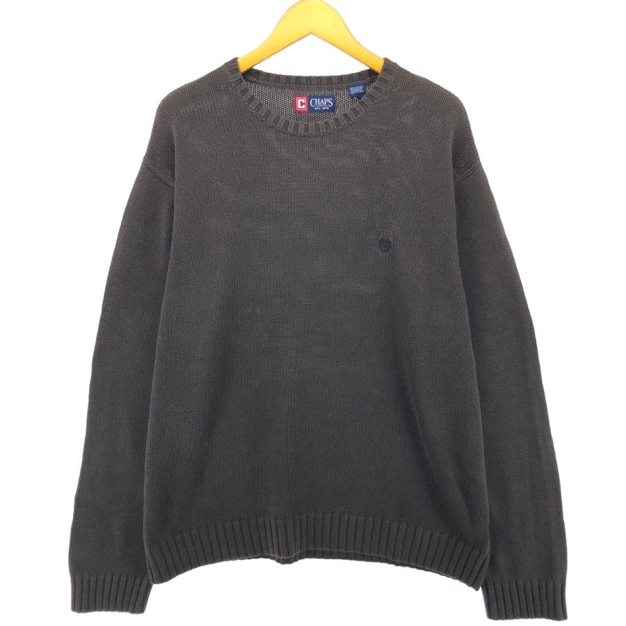 古着 チャップス CHAPS コットンニットセーター メンズXL相当 