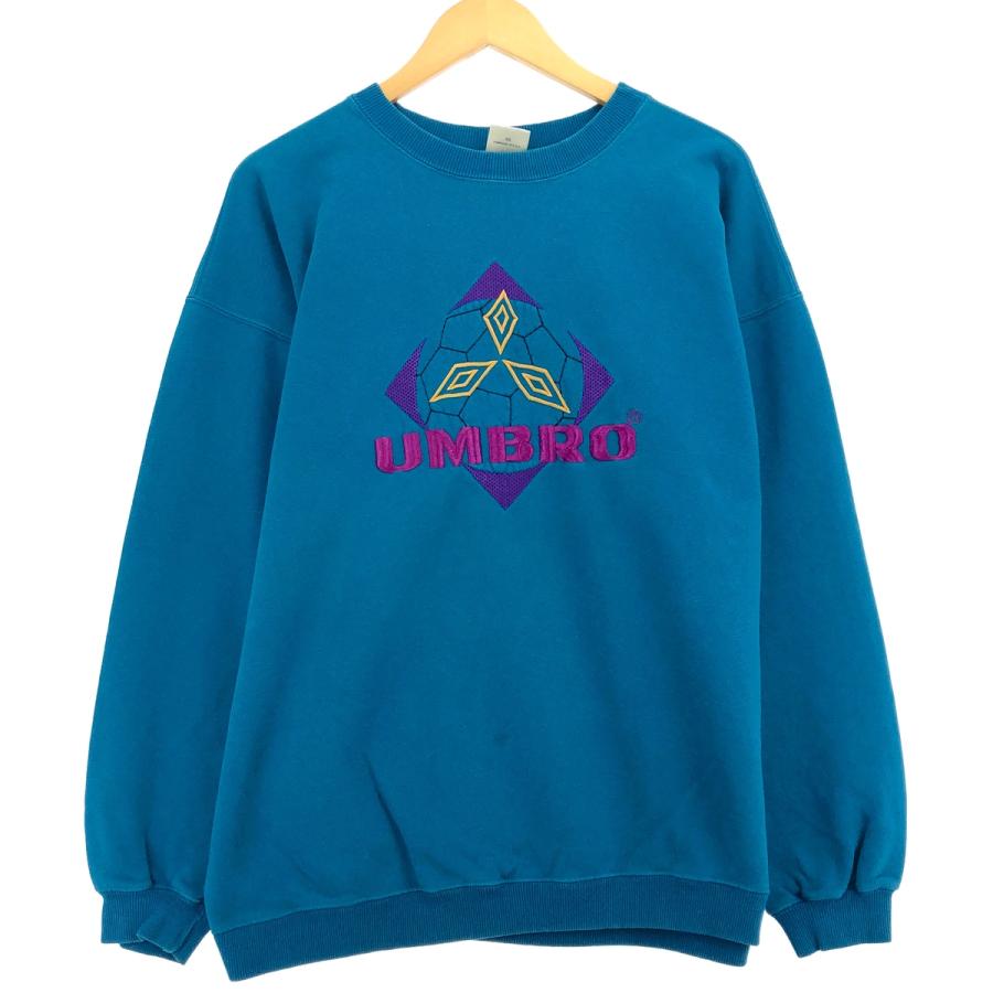 90s ヴィンテージ umbro アンブロ　スウェット ロゴトレーナー 古着 90年代 アンブロ UMBRO ロゴスウェットシャツ トレーナー
