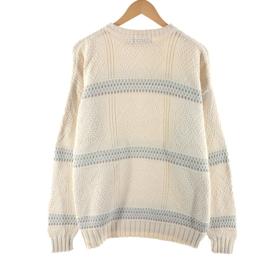 古着 ヴァンヒューゼン VAN HEUSEN コットンニットセーター USA製  