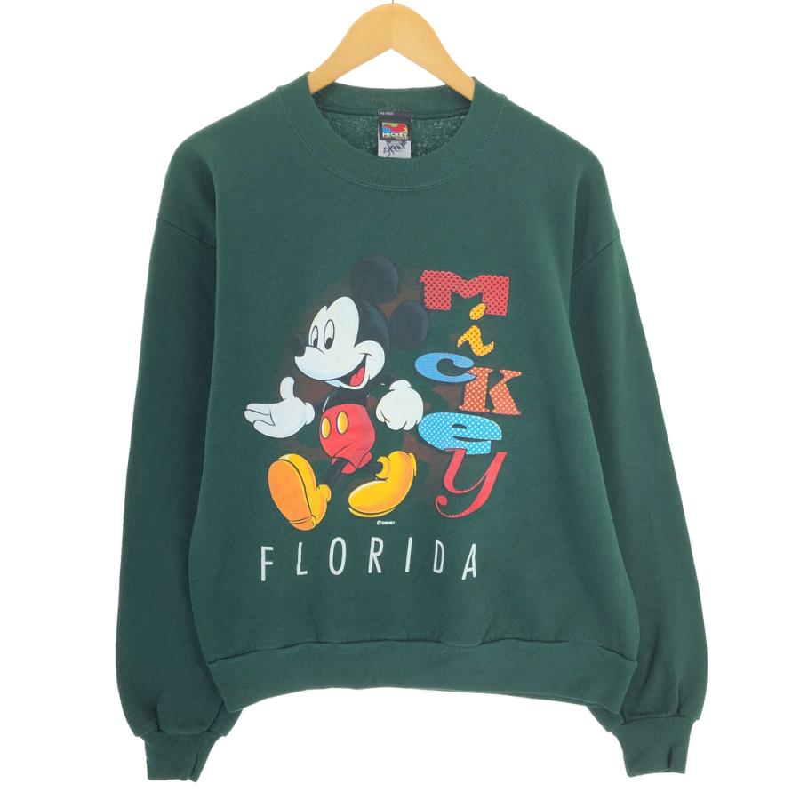 古着 90年代 MICKEY UNLIMITED ミッキーマウス キャラクタースウェット 