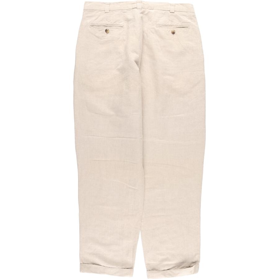 【90～00s】perry ellis コットンリネンパンツ 古着 ワイド 90～00s】perry ellis コットンリネンパンツ 古着 ワイド 【公式