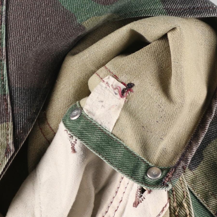 古着 90年代 LIBERTY 迷彩柄 ダブルニー ダック オーバーオール メンズ