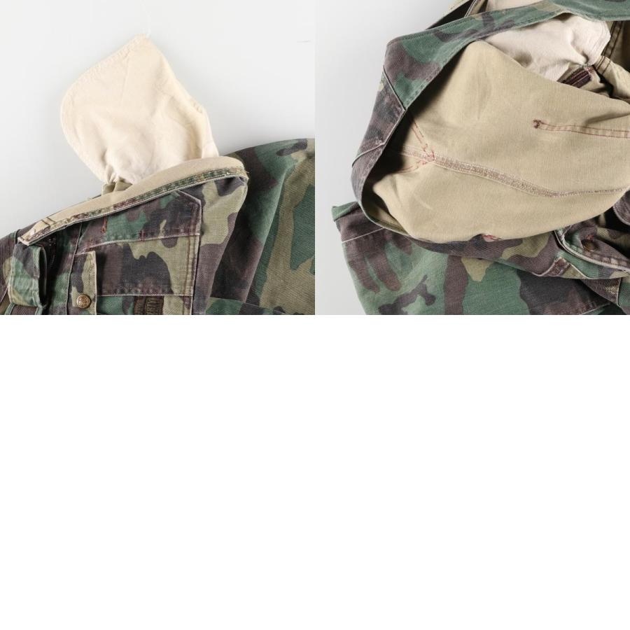 古着 90年代 LIBERTY 迷彩柄 ダブルニー ダック オーバーオール メンズ