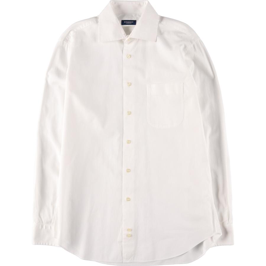 BURBERRY バーバリー シャツ 白シャツ kingdom BURBERRY LONDON バーバリー ロンドン USA製 コットン ポケット