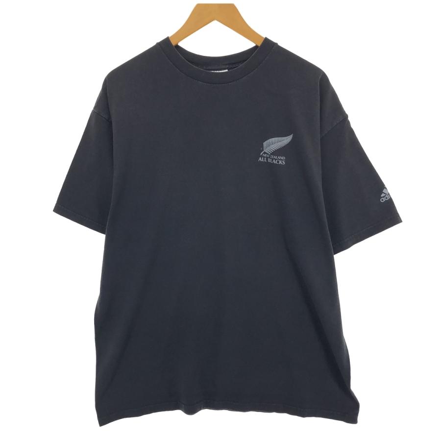 adidas アディダス Tシャツ　ラグビー　ニュージーランド　代表 adidas（アディダス） 古着 ラグビー ニュージーランド代表 バック
