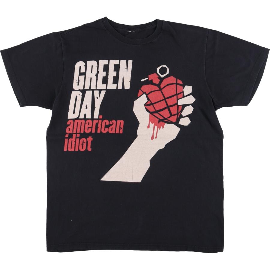 古着 GREEN DAY グリーンデイ バンドTシャツ バンT メンズM相当