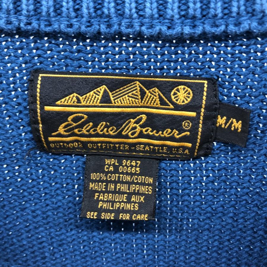 Eddie Bauer 古着 80~90年代 エディーバウアー 黒タグ コットンニット