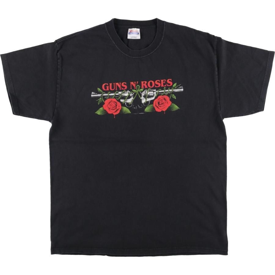 Hanes 90s~00s Guns N' Roses バンドTシャツ 紙タグ Hanes 古着 00年代 ヘインズ GUNS N' ROSES ガンズ アンド