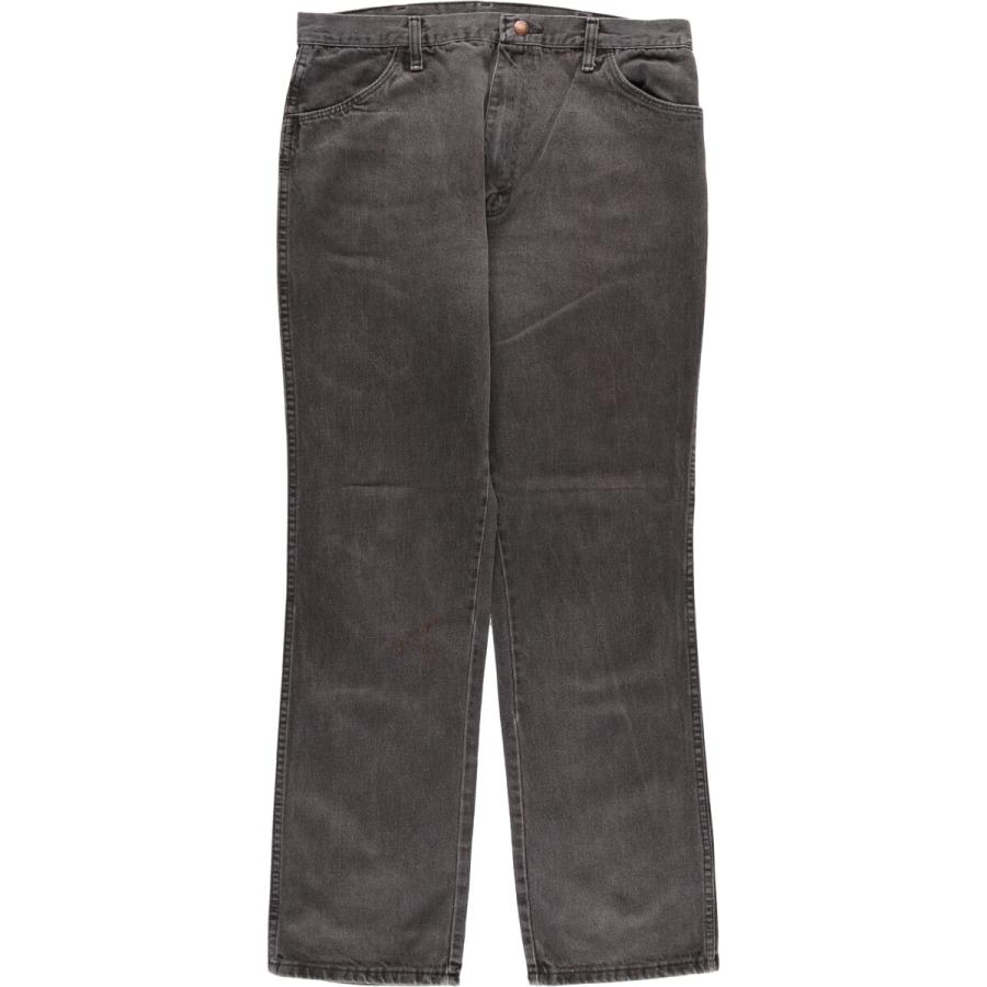古着 90年代 ラスラー RUSTLER ブラックデニム ストレートデニム