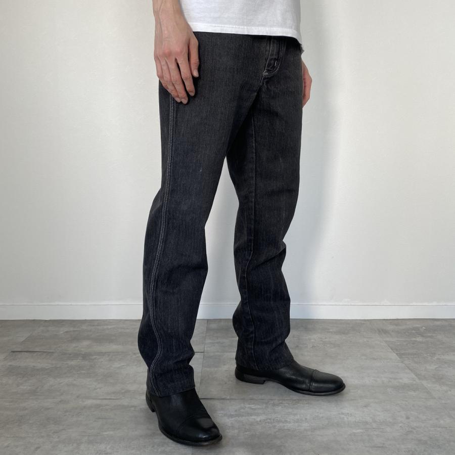 Wrangler 古着 80~90年代 ラングラー ブラックデニム ストレートデニム
