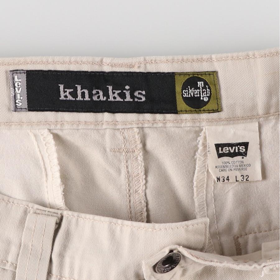 Levi's silverlab khakis チノパン 古着 90年代 リーバイス Levis SILVER TAB シルバータブ KHAKIS