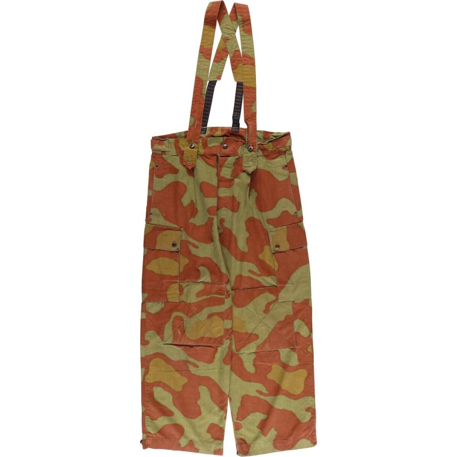 古着 60年代 イタリア軍実品 迷彩柄 サンマルコカモ サスペンダー付