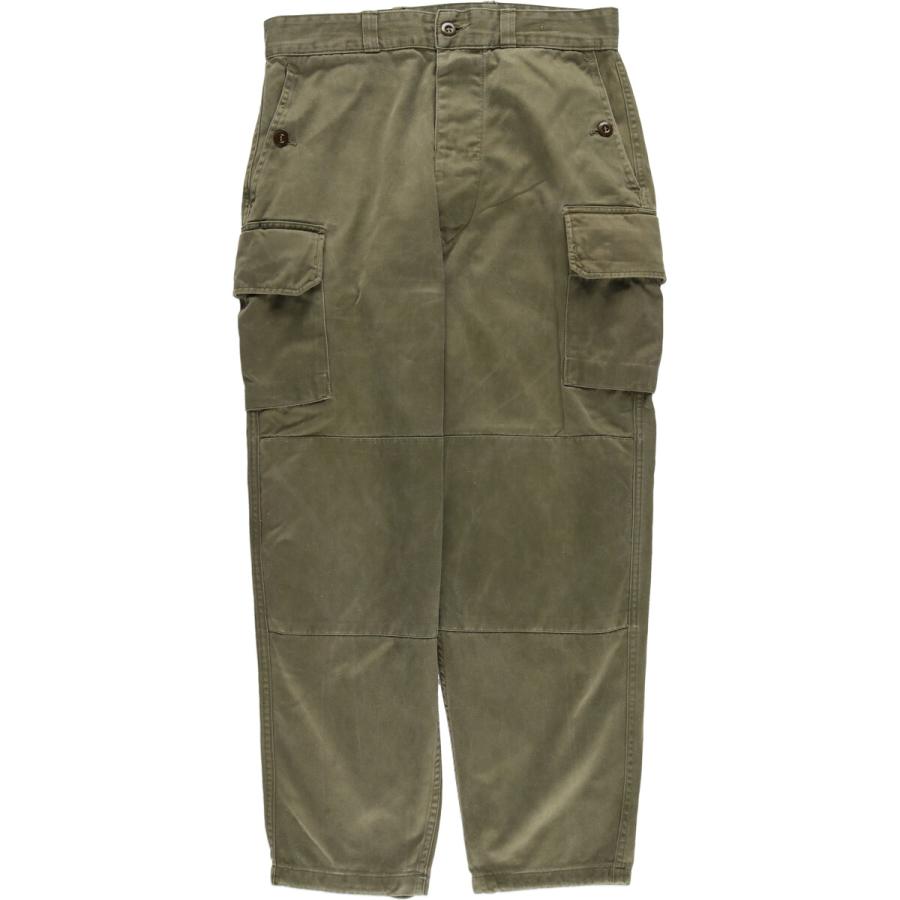 古着 70年代 フランス軍実品 M64 ミリタリー カーゴパンツ 84C メンズ 