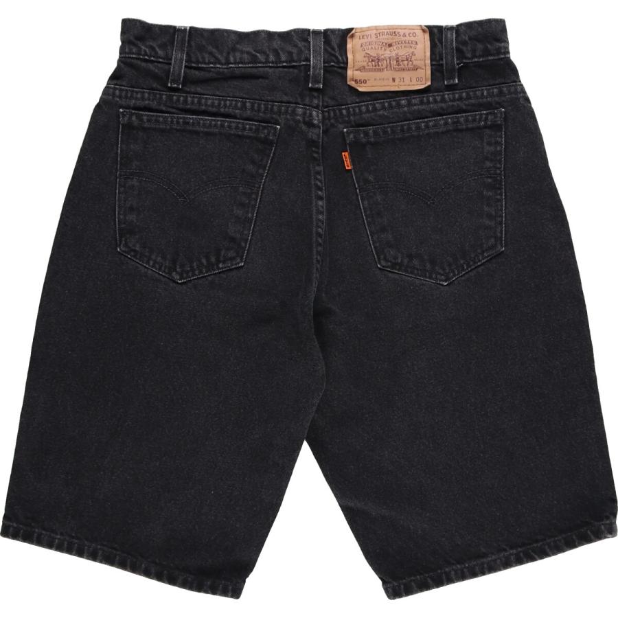 90s 00s Levi's 550 リーバイス ブラック ショートパンツ Levi's（リーバイス） 古着 90年代 Levi's 550 RELAXED FIT ブラック