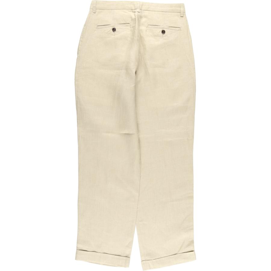 (古着)00s banana republic ワイドリネンスラックス パンツ 古着)00s banana republic ワイドリネンスラックス パンツ 古着
