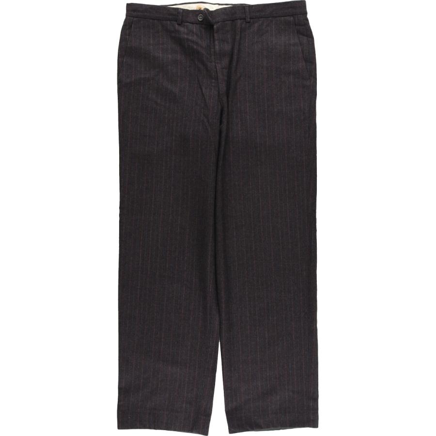 古着 ~80年代 UNKNOWN ストライプ柄 スラックスパンツ メンズw36相当