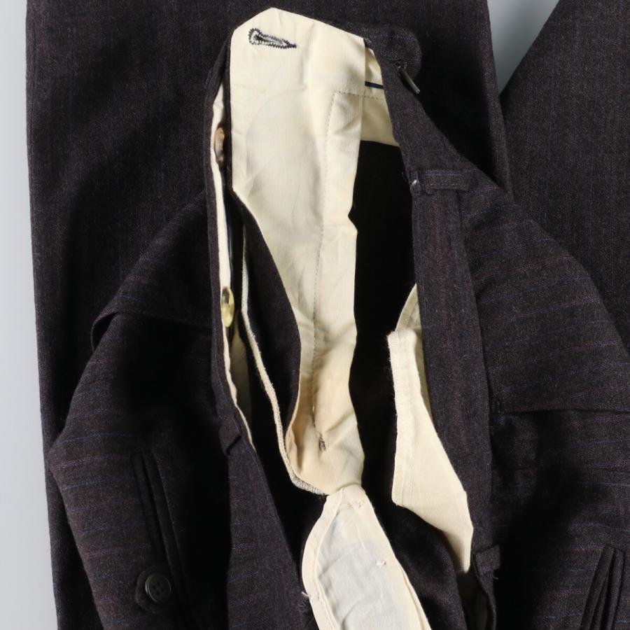 古着 ~80年代 UNKNOWN ストライプ柄 スラックスパンツ メンズw36