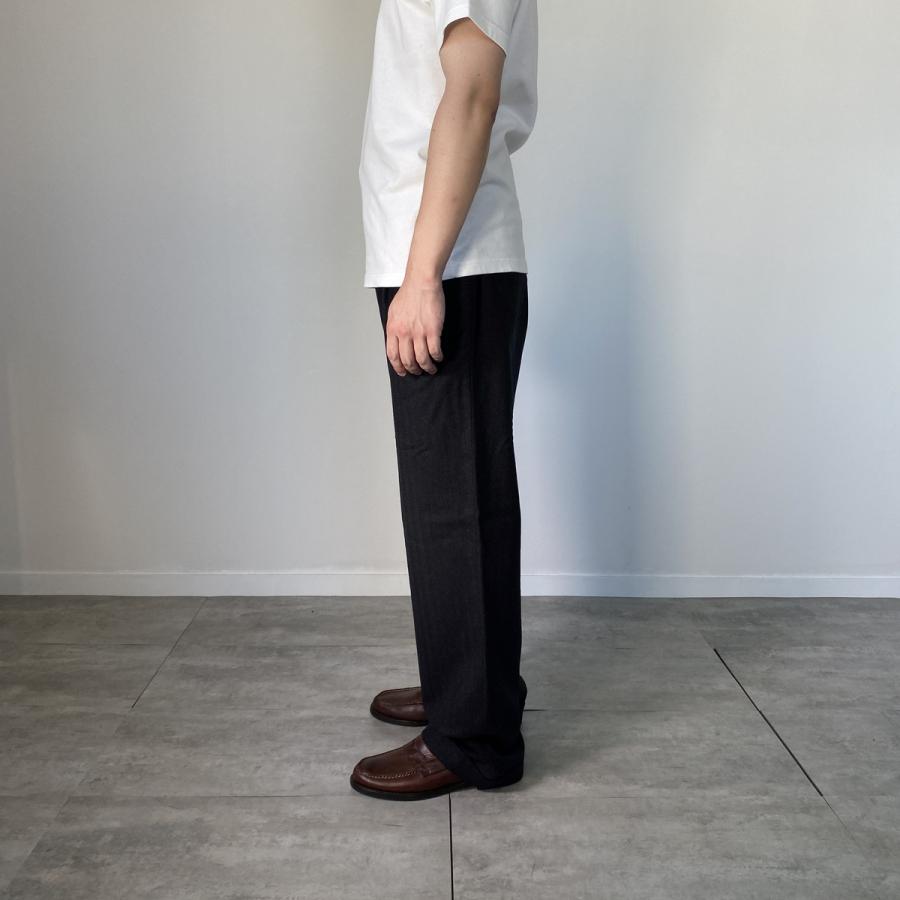 90s ブルックスブラザーズ ツータックスラックス 黒 ブラック USA製 BROOKS BROTHERS 古着 ~90年代 ブルックスブラザーズ MAKERS