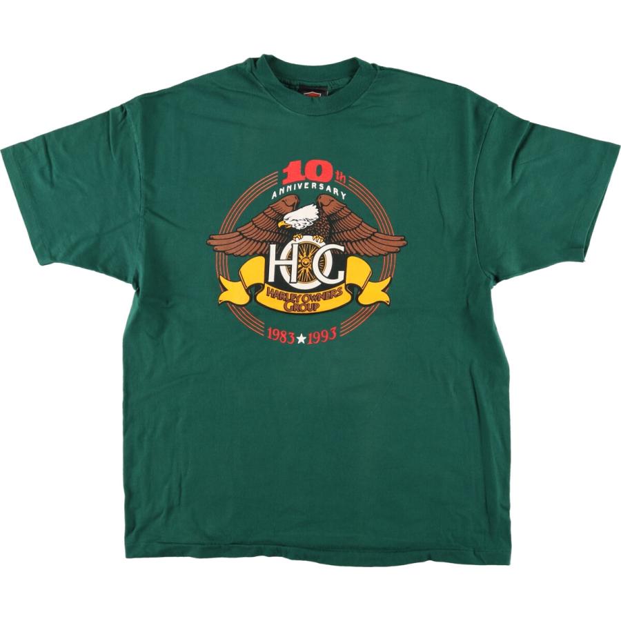 古着 90年代 ハーレーダビッドソン ヘインズ BEEFY‐T モーターサイクル 