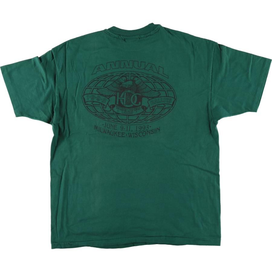 古着 90年代 ハーレーダビッドソン ヘインズ BEEFY‐T モーターサイクル 