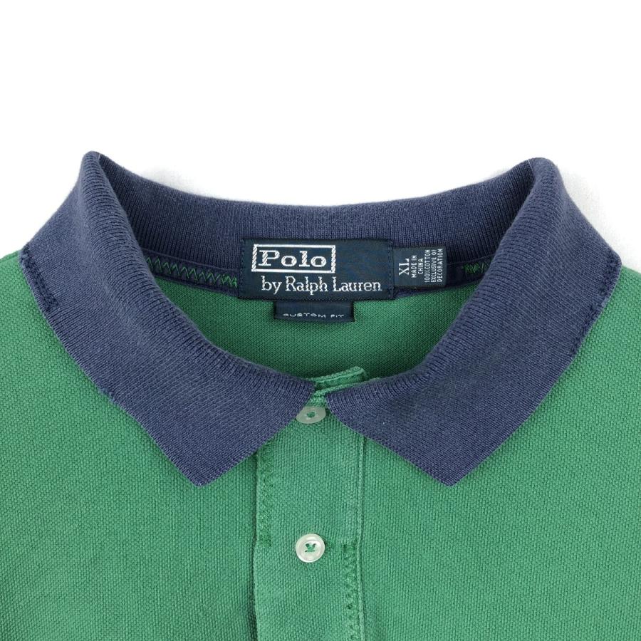 古着 ラルフローレン Ralph Lauren POLO by CUSTOM FIT ビッグポニー