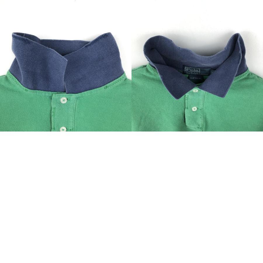 古着 ラルフローレン Ralph Lauren POLO by CUSTOM FIT ビッグポニー