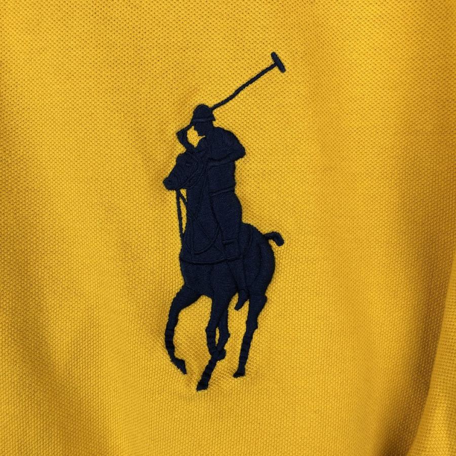 古着 ラルフローレン Ralph Lauren POLO by CUSTOM FIT 国旗柄 ビッグ