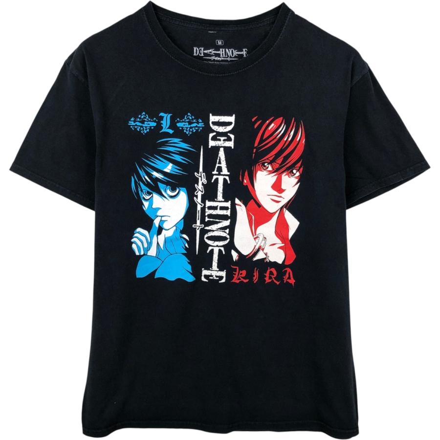 古着 DEATH NOTE デスノート アニメ キャラクタープリントTシャツ