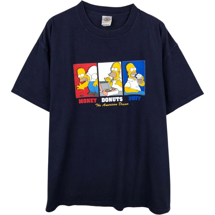 デルタ　シンプソンズ　Tシャツ 古着 00年代 デルタ DELTA THE SIMPSONS シンプソンズ ホーマー