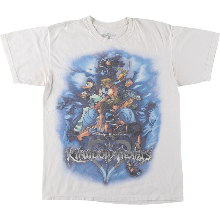 古着 KINGDOM HEARTS キングダムハーツ キャラクタープリントT