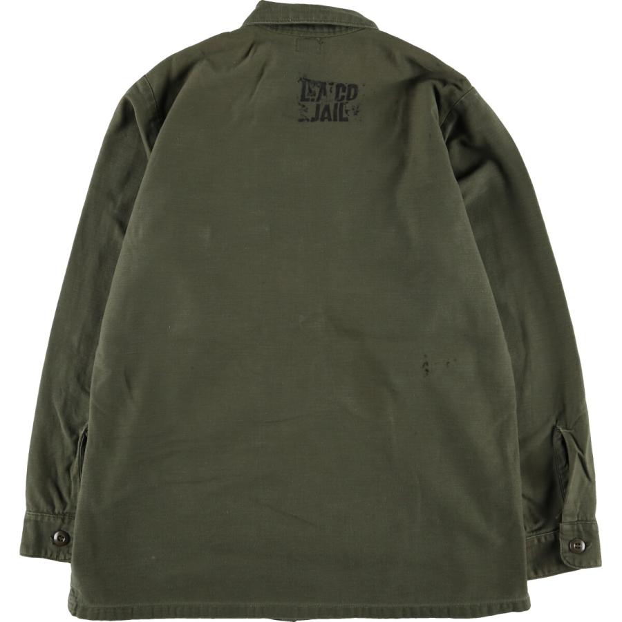 古着 70年代 米軍実品 プリズナーシャツ ミリタリーシャツ USA製 15 1