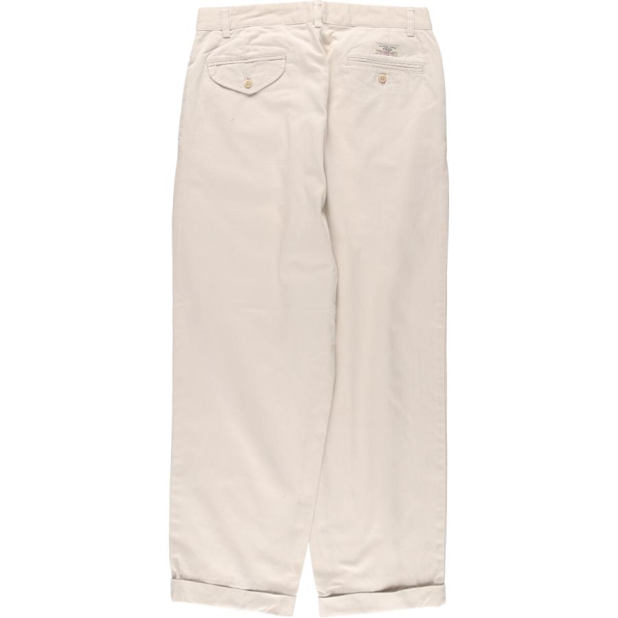 W34L33実寸 ポロバイラルフローレン HAMMOND PANT ツータック Polo by Ralph Lauren 2 tuck chino trousers 