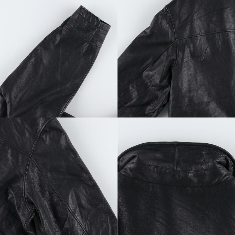 古着 ペリーエリス PERRY ELLIS PORTFOLIO レザーカーコート メンズXL