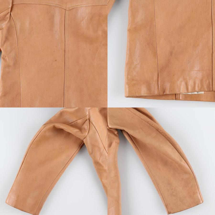 古着 レザーカーコート メンズXL相当 /eaa476471 : eaa476471 : 古着屋  