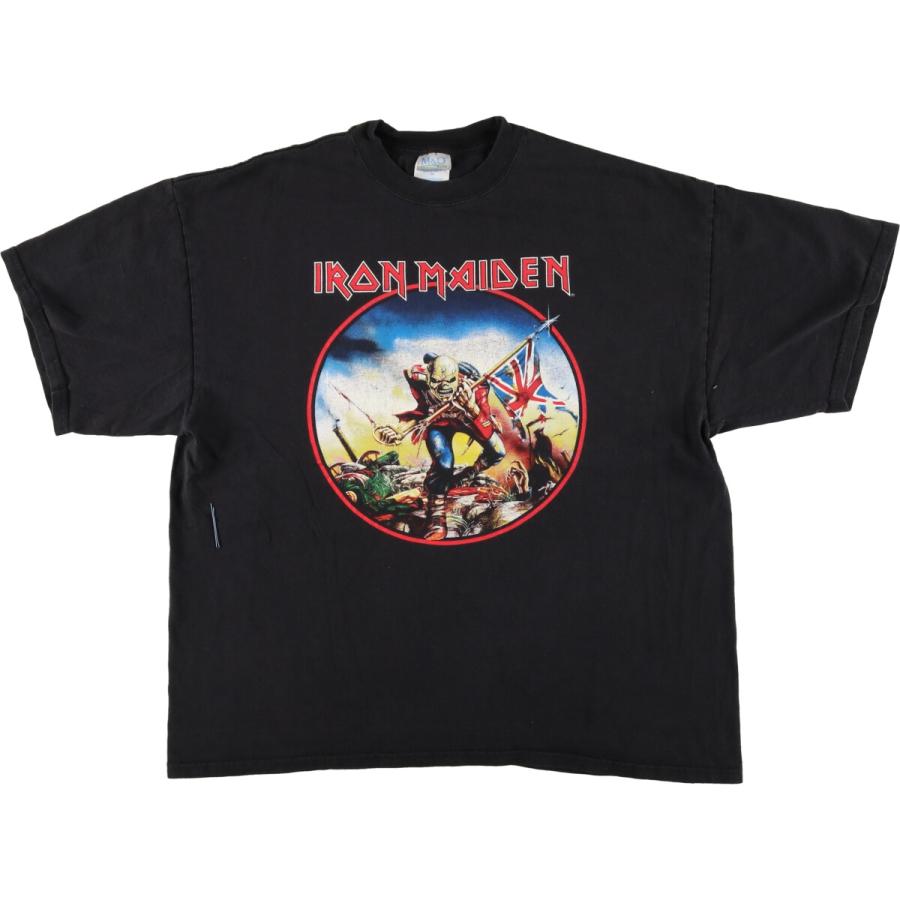 古着 00年代 M&O KNITS IRON MAIDEN アイアンメイデン バンドTシャツ 