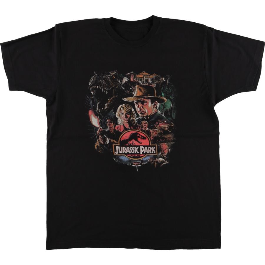 古着 JURASSIC PARK ジュラシックパーク 映画 ムービーTシャツ メンズL 