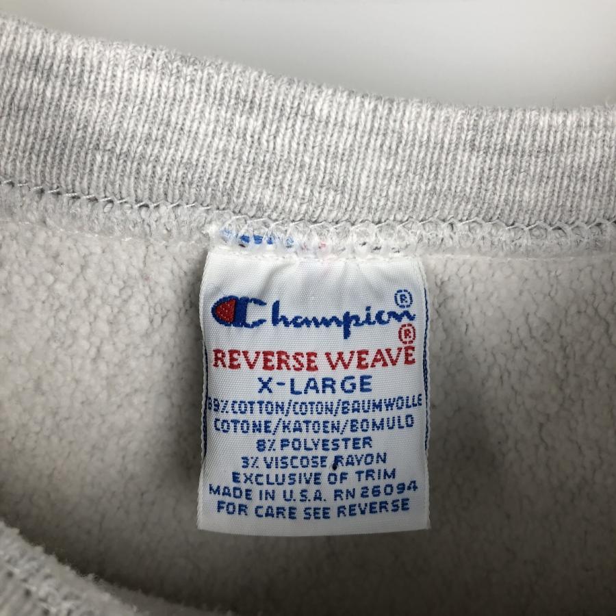 Champion（チャンピオン） 古着 90年代 リバースウィーブ 刺繍タグ 3連