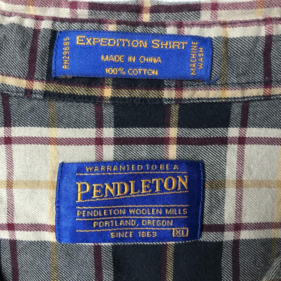 PENDLETON（ペンドルトン） 古着 長袖 ボタンダウン ライトネル