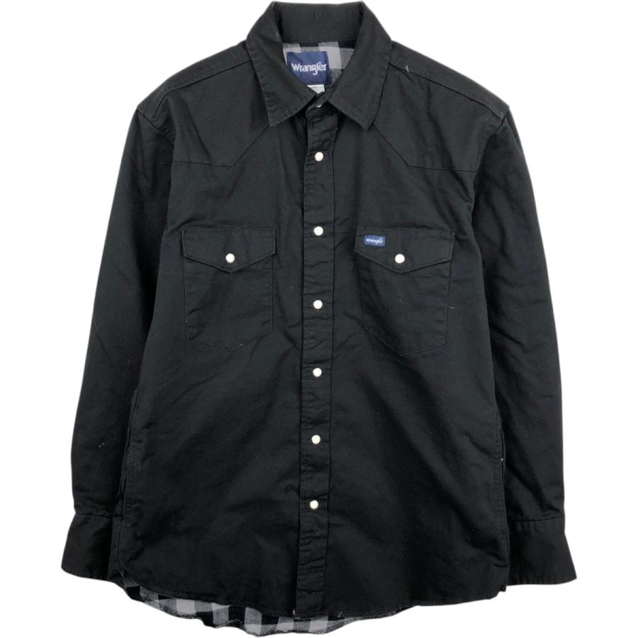 Wrangler（ラングラー） 古着 長袖 ウエスタンシャツ メンズM相当 
