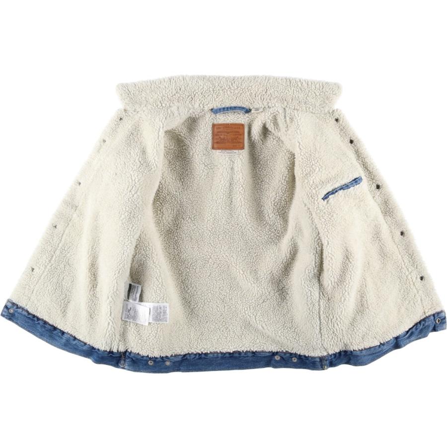 Levi's（リーバイス） 古着 中綿入り デニムボアジャケット メンズM