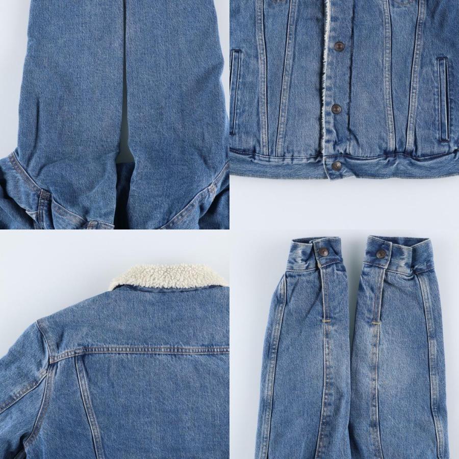Levi's（リーバイス） 古着 中綿入り デニムボアジャケット メンズM
