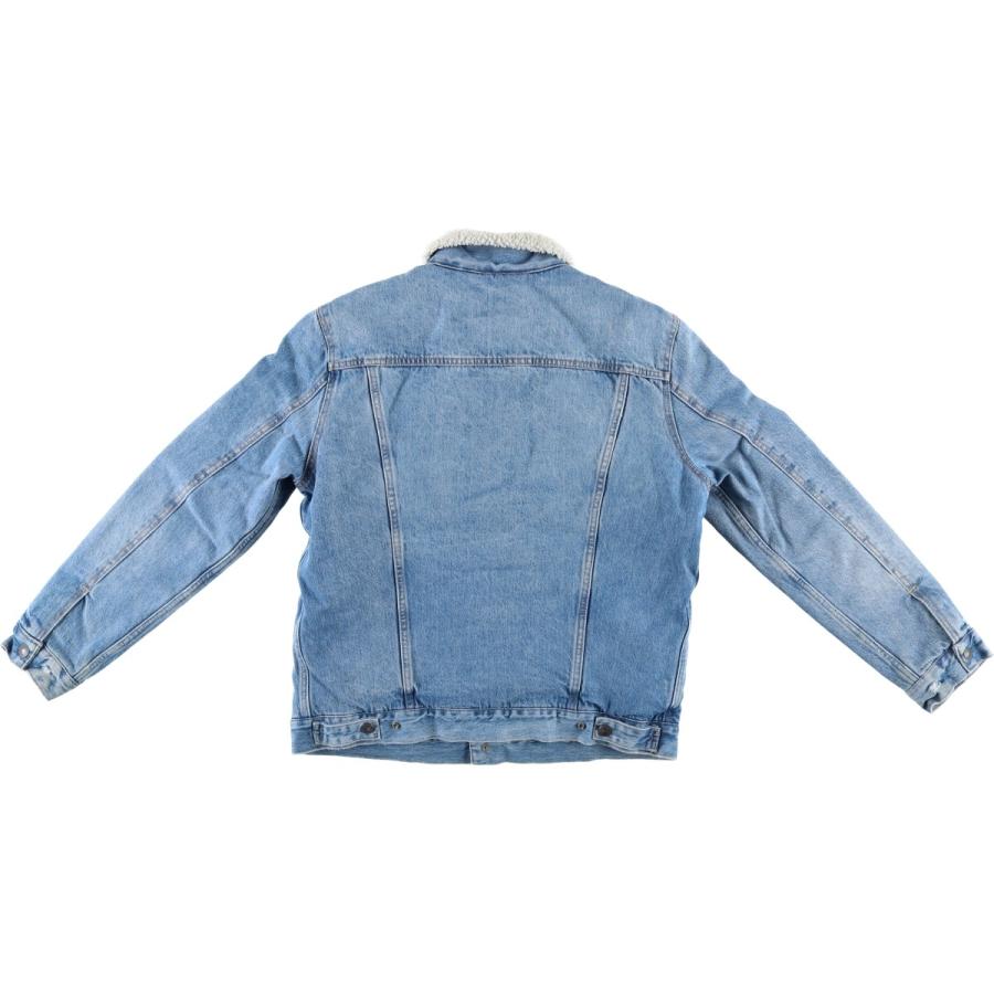 Levi's（リーバイス） 古着 中綿入り デニムボアジャケット メンズL