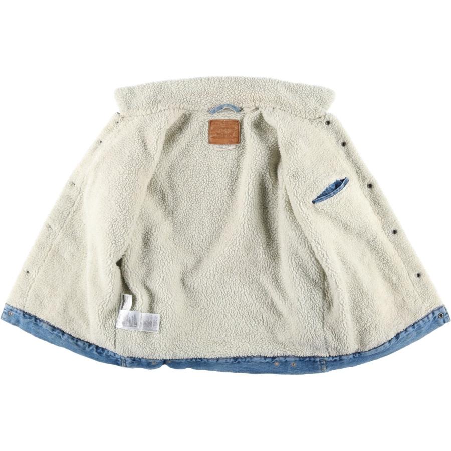 Levi's（リーバイス） 古着 中綿入り デニムボアジャケット メンズL