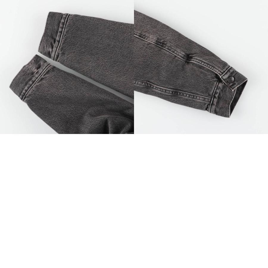 Levi's（リーバイス） 古着 中綿入り ブラックデニムボアジャケット