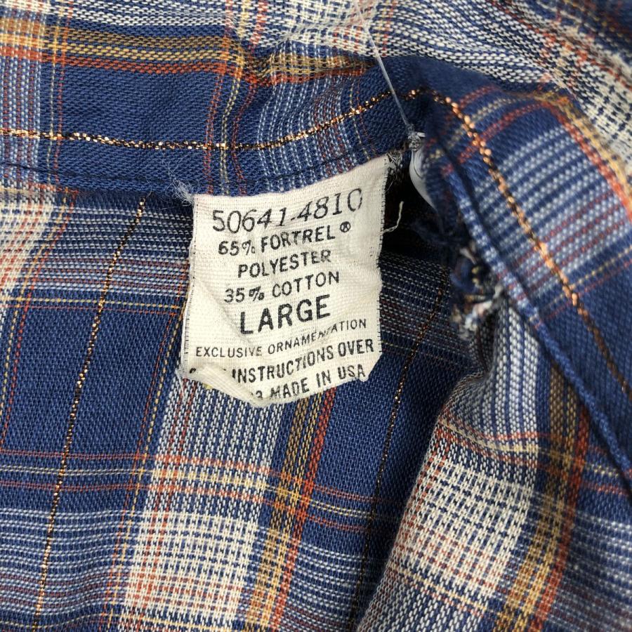 Levi's（リーバイス） 古着 70~80年代 長袖 ウエスタンネルチェック
