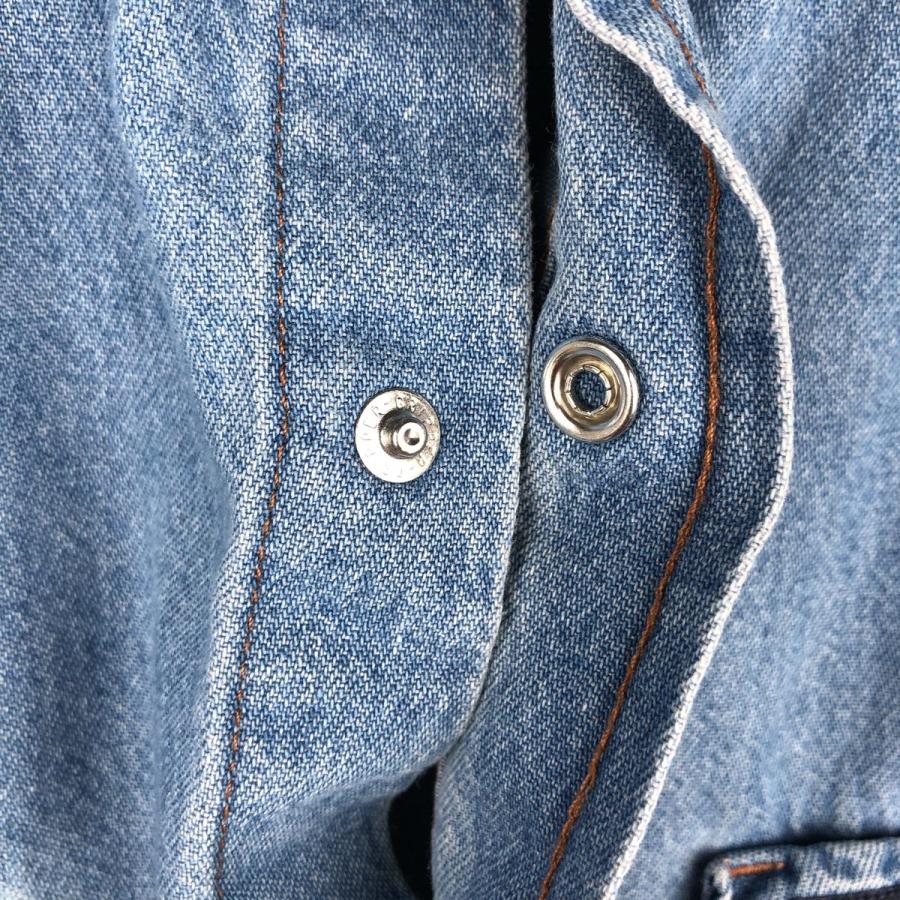 Wrangler（ラングラー） 古着 長袖 デニムウエスタンシャツ メンズXL