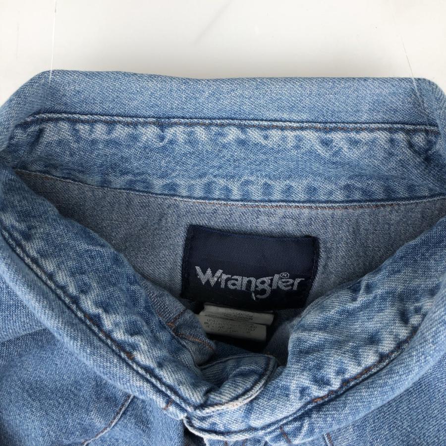 Wrangler（ラングラー） 古着 長袖 デニムウエスタンシャツ メンズXL