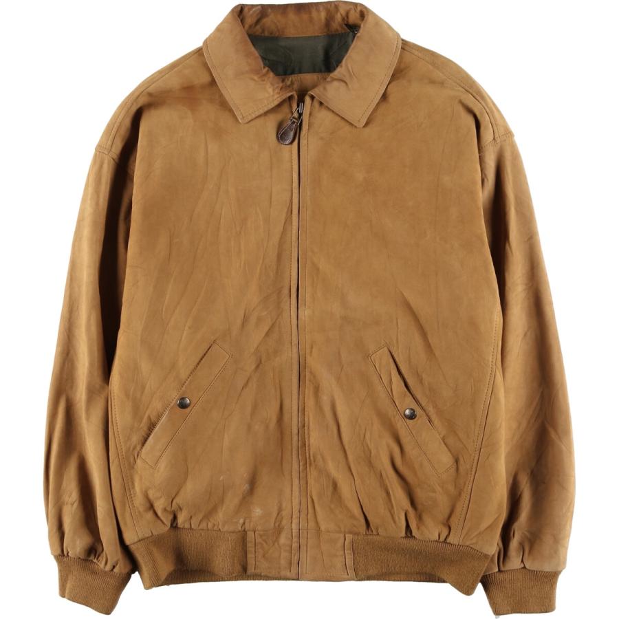 Timberland 古着 ティンバーランド レザーブルゾンタイプ メンズL相当