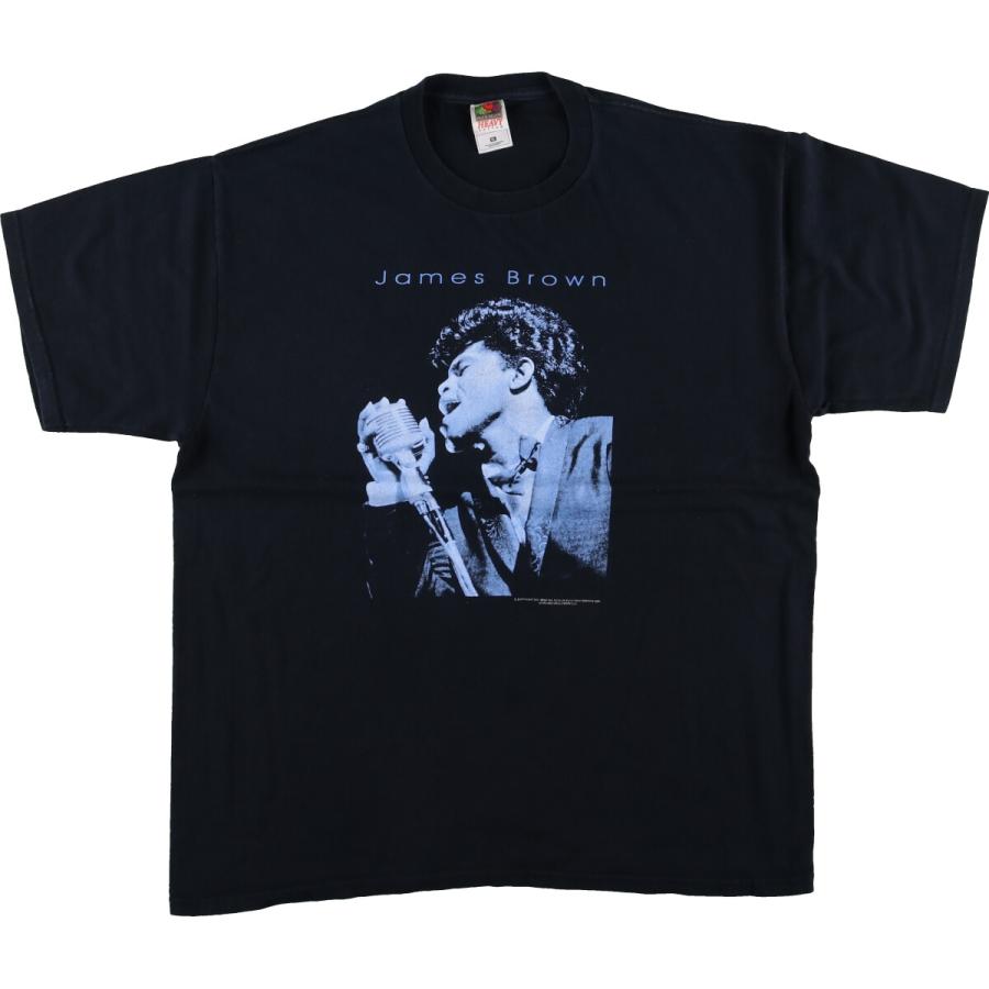 ジェームス・ブラウン オフィシャルTシャツ 2001年製 フルーツオブザルーム FRUIT OF THE LOOM（フルーツオブザルーム） 古着 00年代 FRUIT OF THE
