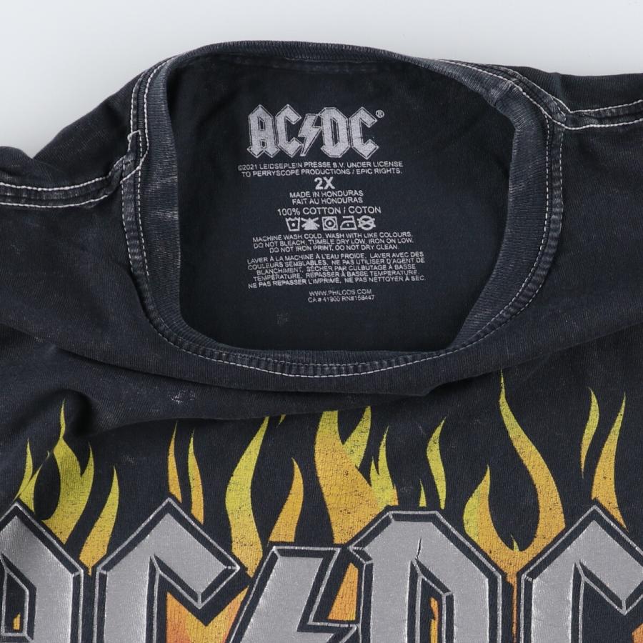古着 AC/DC エーシーディーシー バンドTシャツ バンT メンズXXL相当